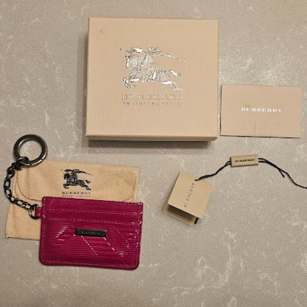 BURBERRY Key/Card Holder. UNISEX.
